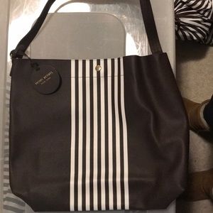 Striped tote